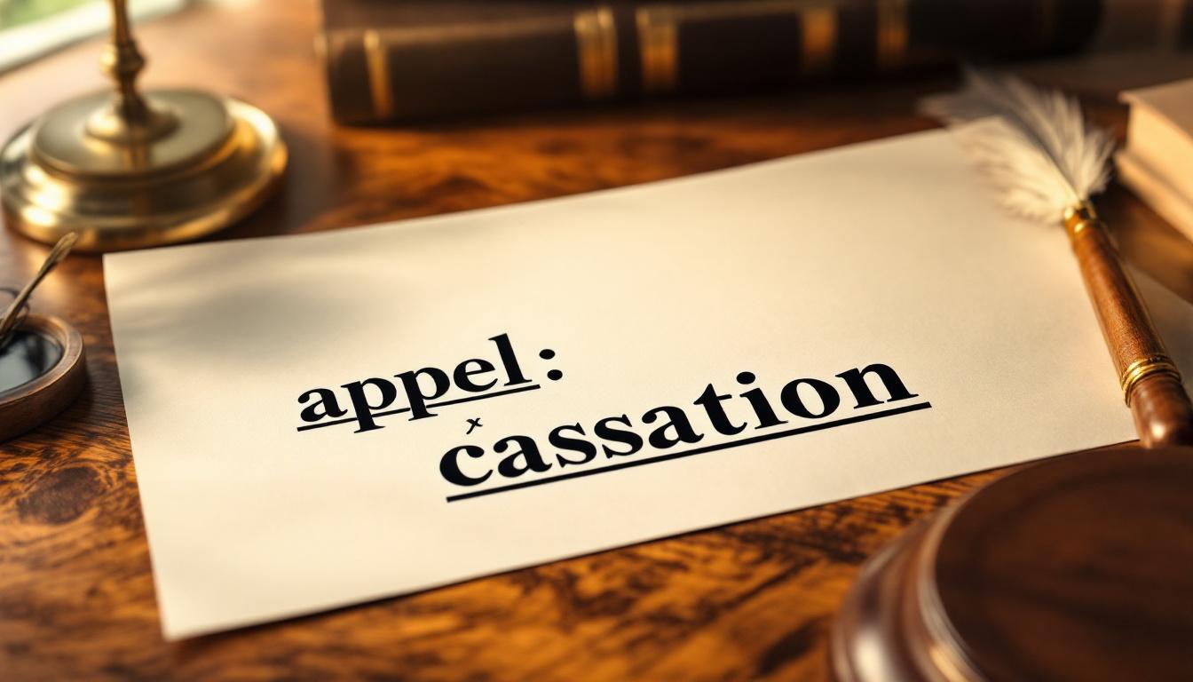 Appel et cassation : différences et enjeux des voies de recours
